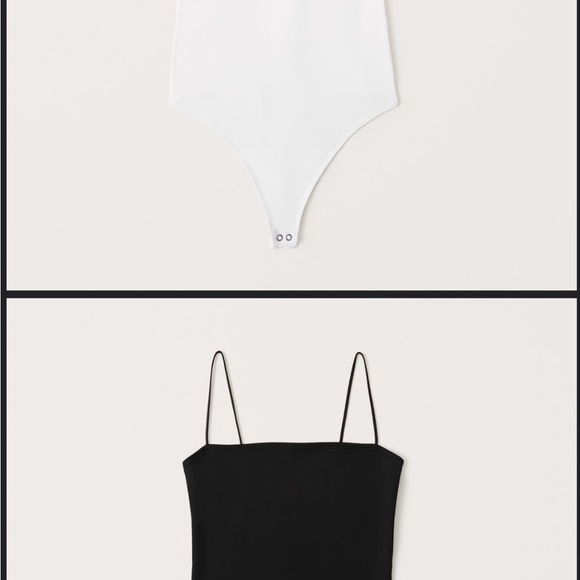 NWOT | Abercrombie & Fitch Seamless Cami Bodysuits (3 pk) - Picture 2 of 6